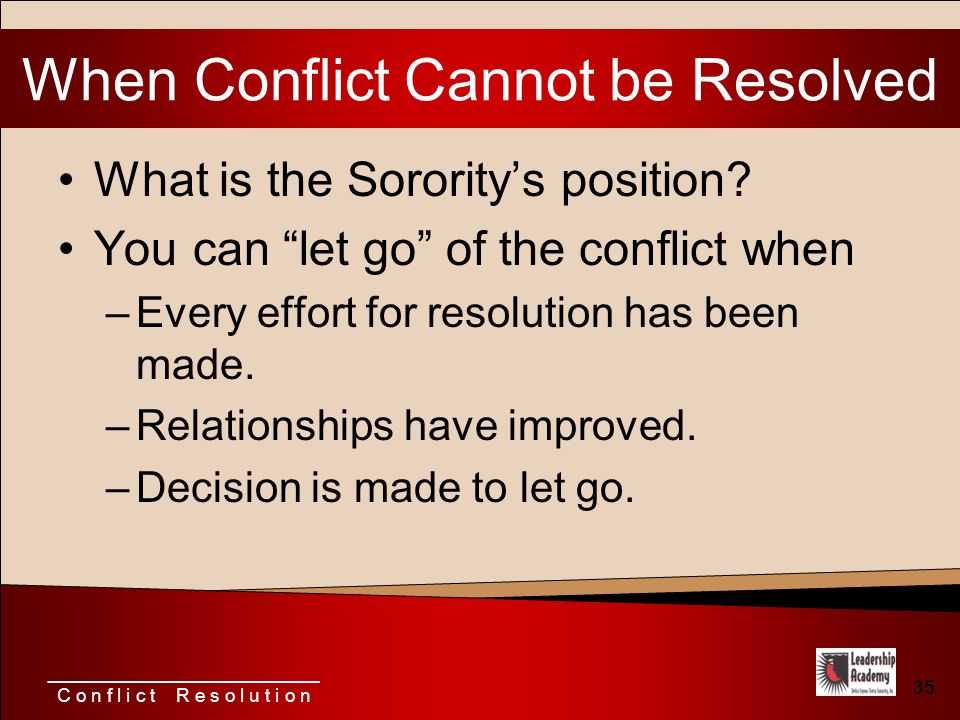 Manage Conflict and Resolve Problems by Negotiating